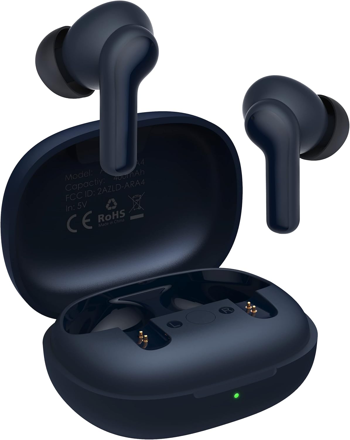 AIHOOR A4ANC - Bluetooth In-Ear Earbuds with Hybrid Active Noise Cancellation (ANC) and Wireless Charging Case