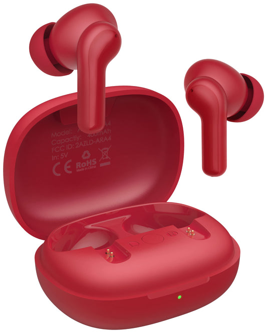 AIHOOR A4ANC - Bluetooth In-Ear Earbuds with Hybrid Active Noise Cancellation (ANC) and Wireless Charging Case