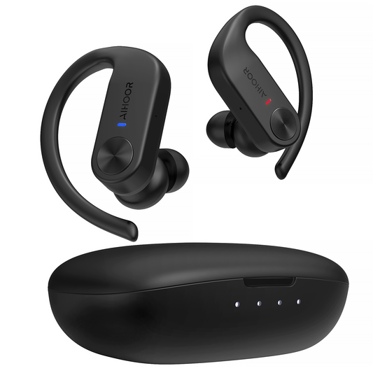 AIHOOR A7 - Bluetooth Earbuds with Earhook for Sport, Working out, Running