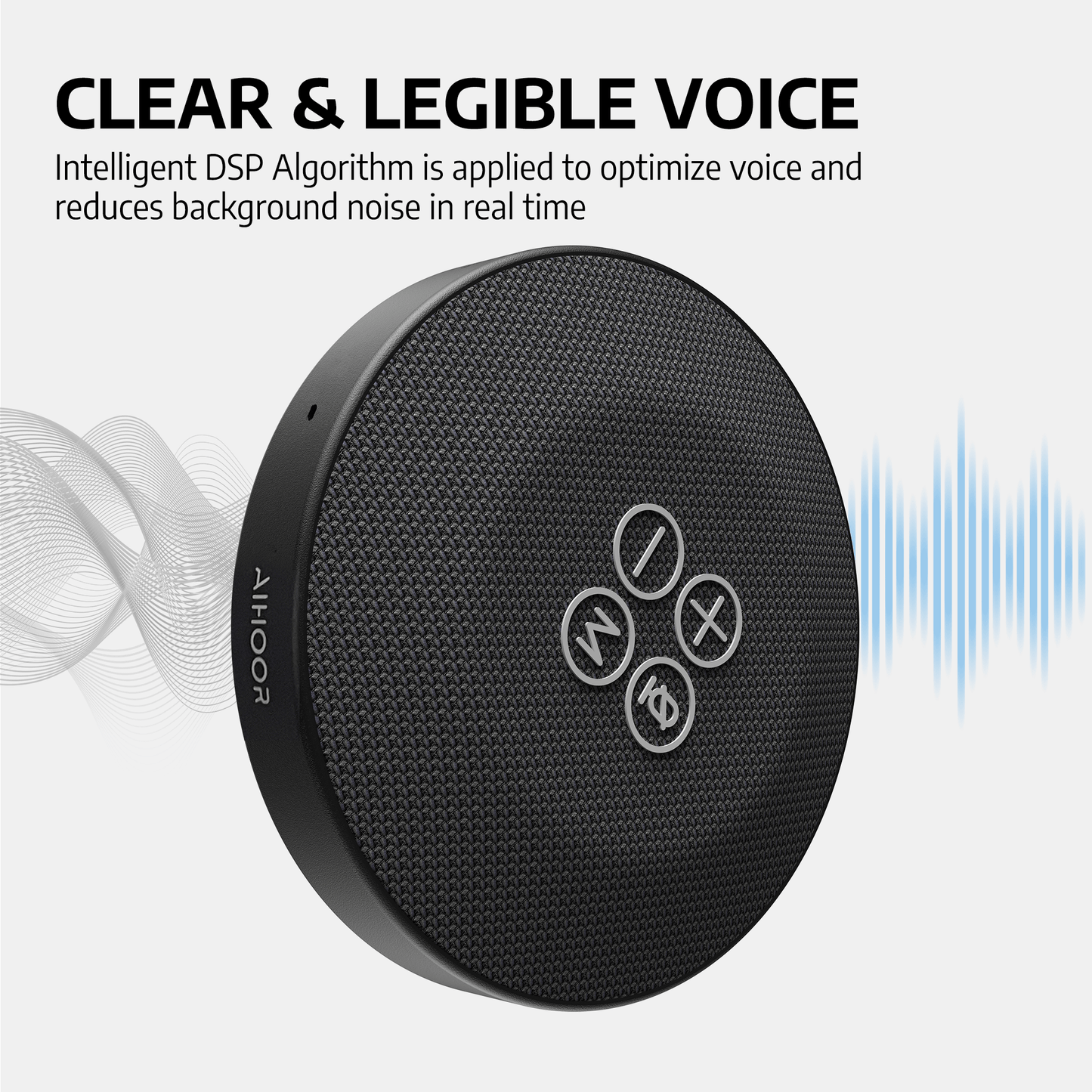 AIHOOR C1 - Bluetooth Wireless Portable Conference Speakerphone