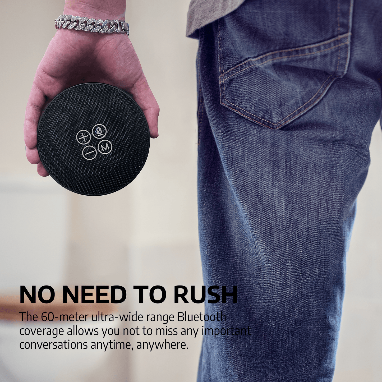 AIHOOR C1 - Bluetooth Wireless Portable Conference Speakerphone