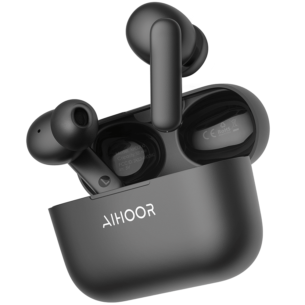 AIHOOR A2 Wireless In-Ear Earbuds with Extra Bass Performance