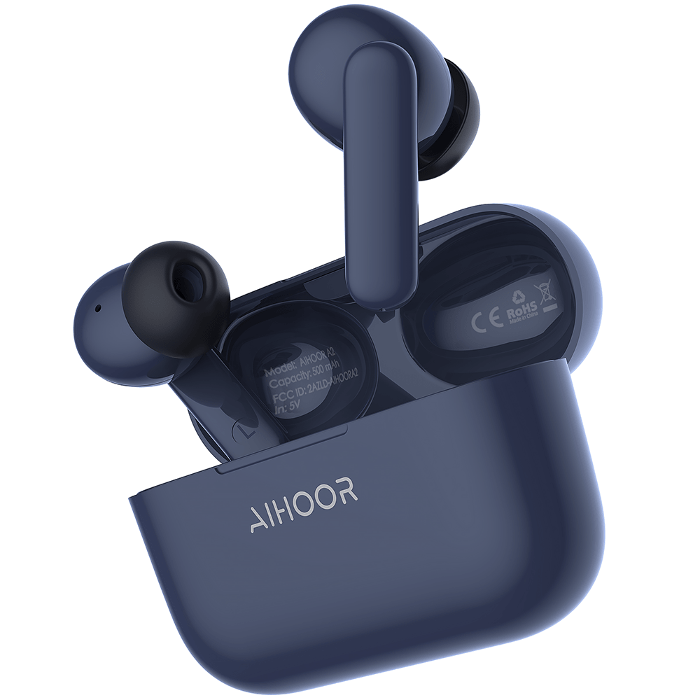 AIHOOR A2 - Wireless In-Ear Earbuds with Extra Bass Performance