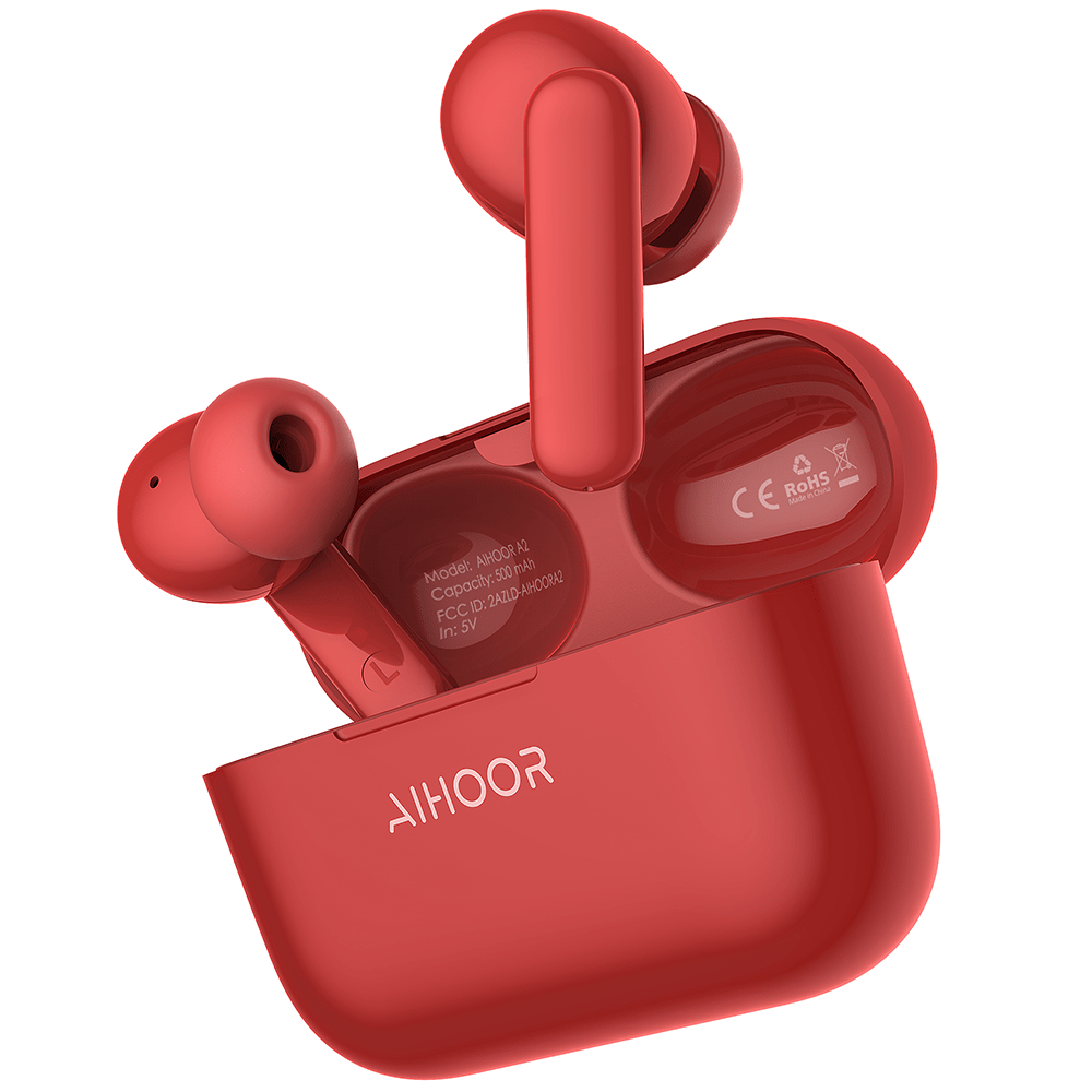 AIHOOR A2 - Wireless In-Ear Earbuds with Extra Bass Performance