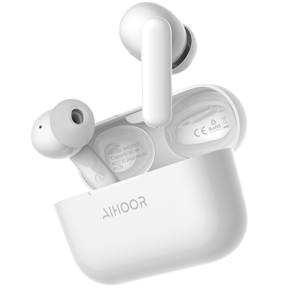 AIHOOR A2 - Wireless In-Ear Earbuds with Extra Bass Performance