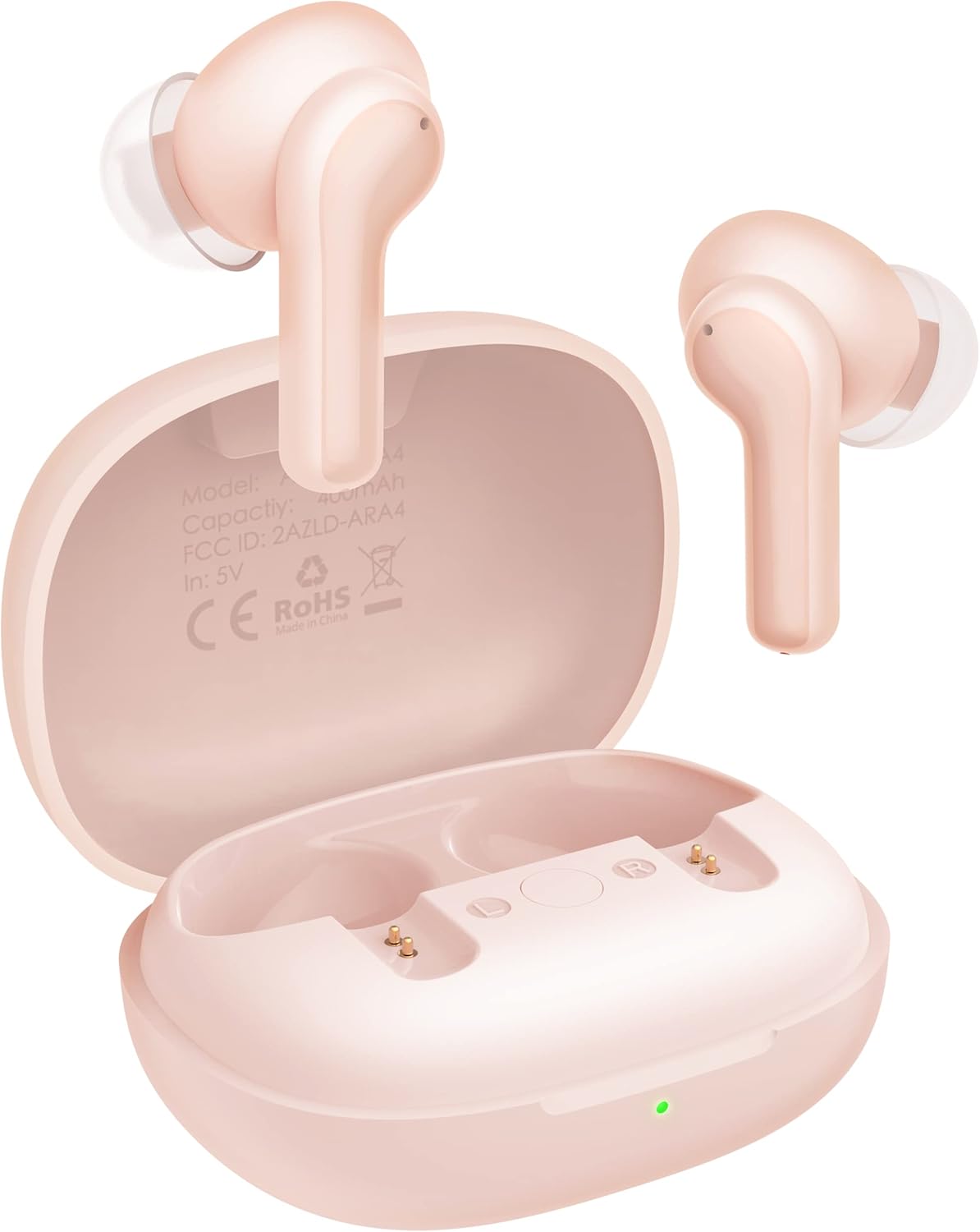 AIHOOR A4ANC Bluetooth In-Ear Earbuds with Hybrid Active Noise Cancellation (ANC) and Wireless Charging Case