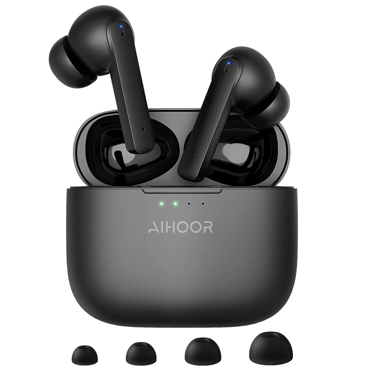 AIHOOR A1 - Wireless In-Ear Earbuds with Active Noise Cancellation (ANC) and Charging Case